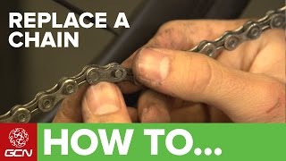 How To Replace A Bicycle Chain [upl. by Refinaj]