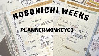 Hobonichi Weeks  Plan With Me  PlannermonkeyCo [upl. by Ahsia481]