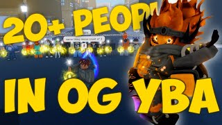 YBA 20 PEOPLE USE LUCKY ARROWS IN OG YBA [upl. by Annehs]