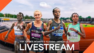 Livestream  FBK Games Womens 10000m  Continental Tour Gold 2023 [upl. by Luhem]