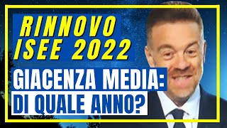 RINNOVO ISEE 2022 PER REDDITO DI CITTADINANZA 👉 GIACENZA MEDIA DI QUALE ANNO FACCIAMO CHIAREZZA [upl. by Yanaton955]