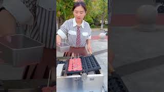 🥰 Satisfying with street food 🥳 streetfood satisfying satisfyingvideo [upl. by Haneekas]