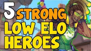 5 STRONG HEROES In LOW ELO That Are WEAK in HIGH ELO  Overwatch Competitive Season 8 [upl. by Haye]