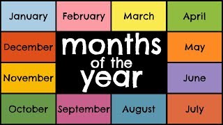 The Months of the Year Song [upl. by Inram306]