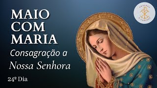 MAIO COM MARIA 24º DIA  CONSAGRAÇÃO A NOSSA SENHORA [upl. by Iggy7]