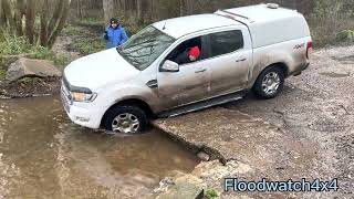 Crookford Ford flood 04 Rufford Christmas update [upl. by Adaner804]