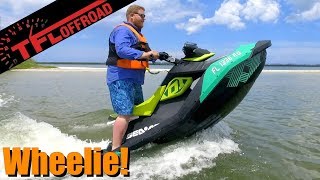 2019 SeaDoo Spark Trixx Review  The Water Wheelie King [upl. by Buyse]