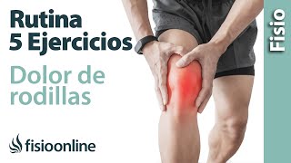 5 EJERCICIOS para DOLOR de RODILLAS [upl. by Yraunaj]