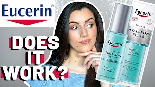 SPECIALIST testing EUCERIN HYALURON FILLER MOISTURE BOOSTER SERUMskincarereview antiage [upl. by Pool13]