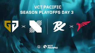 中文 GEN vs DRX  PRX vs TLN  VCT Pacific  季後賽  Day 3 [upl. by Undry]