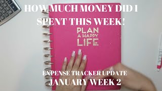 How much did I spend this week  Expense Tracker Update  Week of the 7th [upl. by Aloel217]