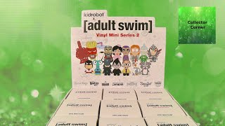 Kidrobot Adult Swim Vinyl Mini Figure Series 2 Unboxing Review  CollectorCorner [upl. by Ottie520]