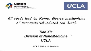 All Roads Lead to Rome Diverse Mechanisms of NanomaterialInduced Cell Death with Tian Xia MD PhD [upl. by Akehsat51]