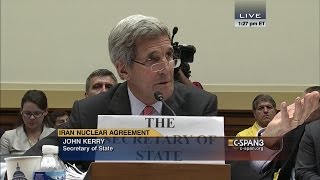 John Kerry “Congressman I don’t need any lessons from you about who I representquot CSPAN [upl. by Anaitak]