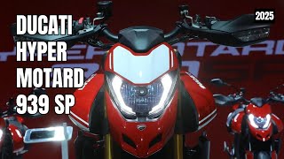 2025 New Motorcycle Ducati Hypermotard 939 SP Review Models [upl. by Chadbourne]