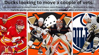 NHL Trade Rumours Ducks moving FowlerGibson Shattenkirk to EDM Flames update and more news [upl. by Marmaduke]