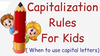 Capitalization Rules When to use capital letters ENGLISH GRAMMAR [upl. by Adelaida]