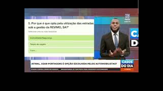 INQUÉRITO DA REVIMO DEIXA OS AUTOMOBILISTAS CONFUSOS SERÁ QUE É UMA OPÇÃO USAR PORTAGENS EM MAPUTO [upl. by Nosle]