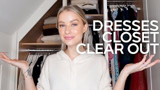 CLEAR OUT MY DRESSES JUMPSUITS amp PLAYSUITS COLLECTION WITH ME  INTHEFROW [upl. by Weylin]