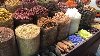 Dubai Gold Market  Spice Market amp Textil Market  traditional Abra [upl. by Eselehs]