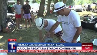 TANJUG Zvanično je odpočela najduža Drinska regata na starom kontinentu [upl. by Joan262]