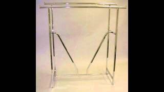 Clothing Rack STRAIGHT DOUBLE BAR WITH V BRACE 60L [upl. by Tound]