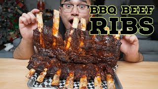 The Perfect BBQ BEEF RIBS Recipe  Step By Step Easy Recipe No Smoker Needed [upl. by Atinyl452]