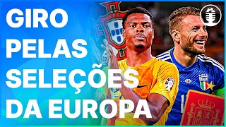 Resumão das seleções EUROPEIAS Portugal Inglaterra Espanha Holanda e mais [upl. by Nal]