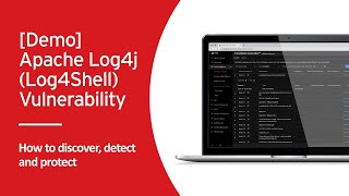 Demo Apache Log4j Log4Shell Vulnerability – How to discover detect and protect [upl. by Argella]