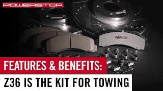 Z36 Extreme Truck amp Tow  The Ideal Brake Kit for Towing with Your Truck  PowerStop [upl. by Heyde]