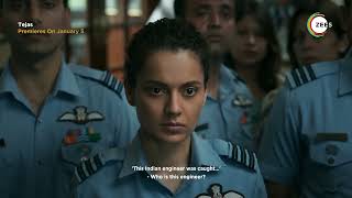 Tejas  Official Trailer  Kangana Ranaut  Sarvesh Mewara [upl. by Nannaihr]