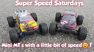 Super Speed Saturdays  DeeRC 300e amp 9310 18th Scale Trucks Speed Test [upl. by Corene]