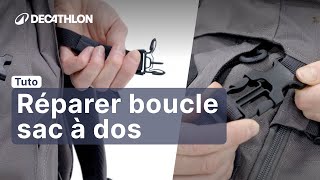 TUTO  Comment réparer la boucle de son sac à dos  🎒  Decathlon [upl. by Jessy197]