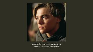 arabella  arctic monkeys slowed  reverb  bass boosted [upl. by Ewell]