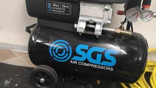 sgs air compressor review good for car bodywork [upl. by Holly]