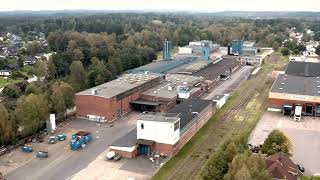 Signode Burseryd Steel Strap Factory Overview Sweden [upl. by Nahgiem]