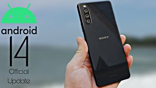 Sony Xperia 10 III Android 14 Update [upl. by Arataj]