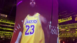 Anthony Davis First Lakers Home Game Intro  2020 Championship Season [upl. by Edahs]