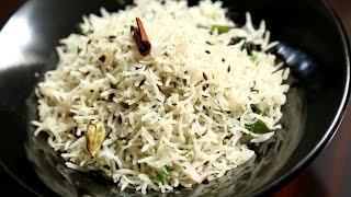 Jeera Rice Recipe  Restaurant Style Jeera Rice Recipe  Flavoured Cumin Rice  Ruchis Kitchen [upl. by Josy440]