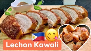 Lechon Kawali  How to Make Crispy and Juicy Lechon Kawali [upl. by Aryas619]