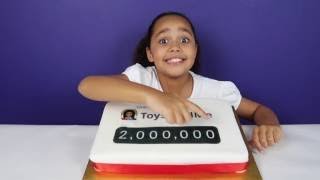 2 MILLION SUBSCRIBERS SPECIAL DANCE CHALLENGE Candy Cake Celebration  Toys AndMe  Tiana [upl. by Finnie]