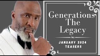 Generations the Legacy  January 2024 Teasers [upl. by Aidyl]