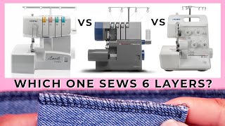 Best Cheap Serger for Sewing Layers  Brother vs Singer vs Juki [upl. by Binky]