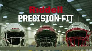 Riddell PrecisionFit Custom Fitting Helmet for the Individual Player [upl. by Kcirdled837]