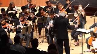 Weber Concertino Op 26 Noah Yi 14 years old Clarinet with SMU Meadows Symphony Orchestra [upl. by Okomot]