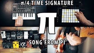 A song from PI  π4 time signature  Melody of Pi [upl. by Proudman684]