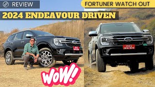 2024 Ford Endeavour  Everest Drive Review From Nepal  Toyota Fortuner Legender Rival Launch Soon [upl. by Yacov968]