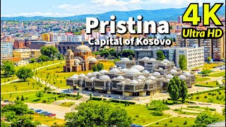 Pristina Kosovo in 4K UHD Drone [upl. by Zurc]