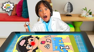 Ryan Plays Lifesize Board Games amp More 1 Hour Kids Games [upl. by Hannad]