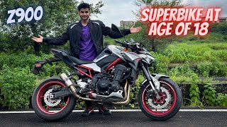 Most loved Superbike of India😍  New Kawasaki Z900 Owners Experience AbhijeetMp17rider39 [upl. by Dogs]